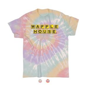 WAFFLE HOUSE tie dye t shirt | size S
